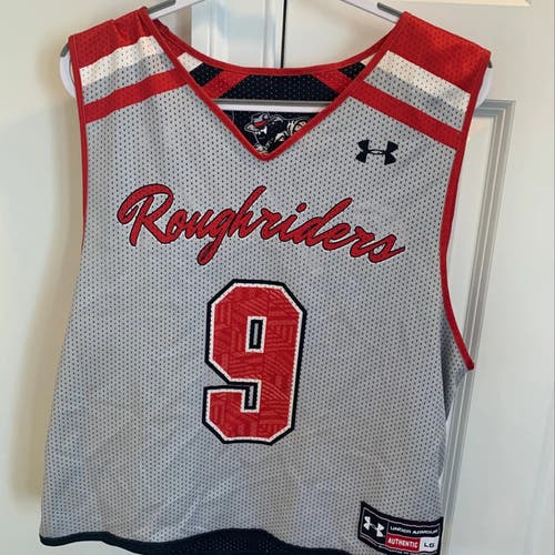 Black/Grey Roughriders Lacrosse Club Large Under Armour Pinnie