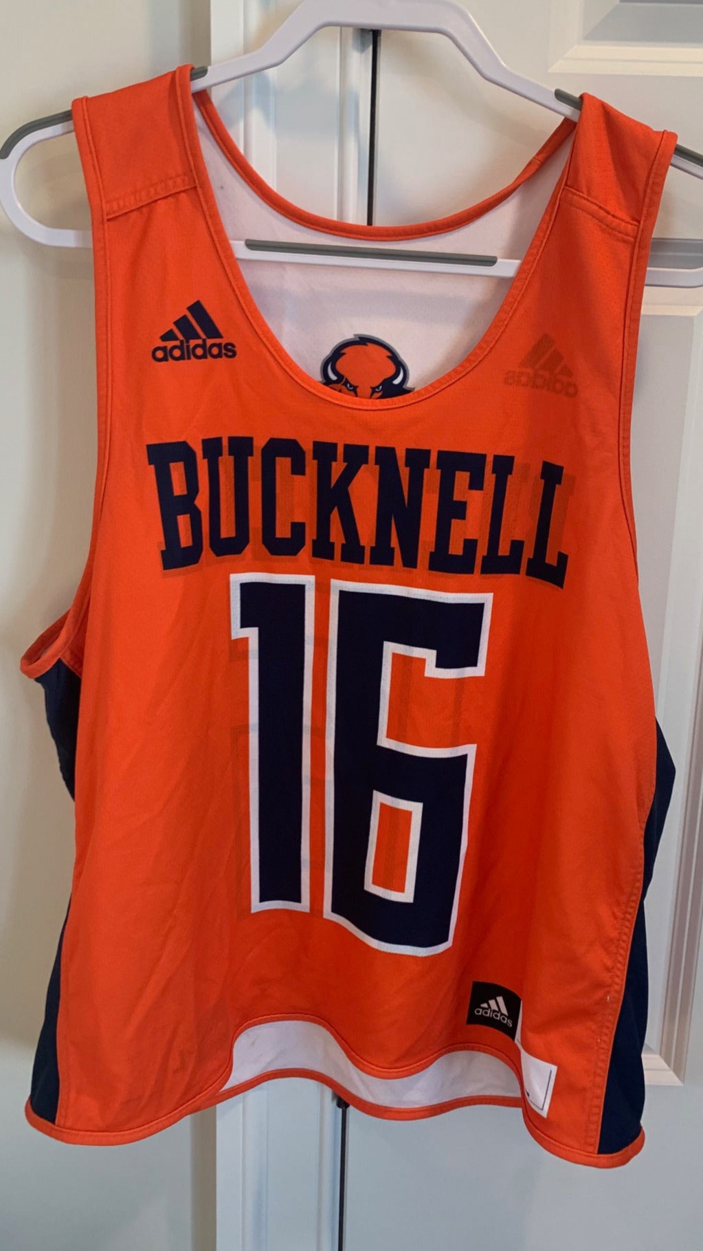 Men's Orange Bucknell Bison Basketball Jersey