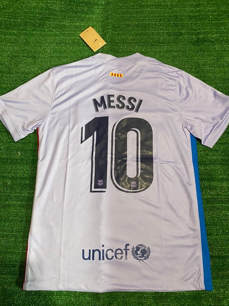 Messi #10 Barcelona FC Soccer Jersey Youth Size 10