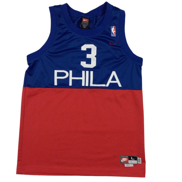 Vintage Nike Allen Iverson Philadelphia 76ers Jersey NBA 