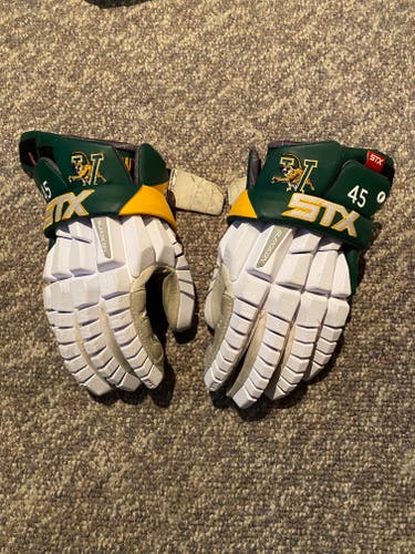 Used STX Surgeon RZR Lacrosse Gloves 12"