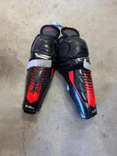 Used Youth Bauer Shin Pads 10"