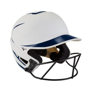 Mizuno F6 2-Tone Fastpitch Softball Batting Helmet W/ Mask - Sm-Md