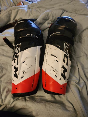 Used CCM Jetspeed FT475 Shin Pads