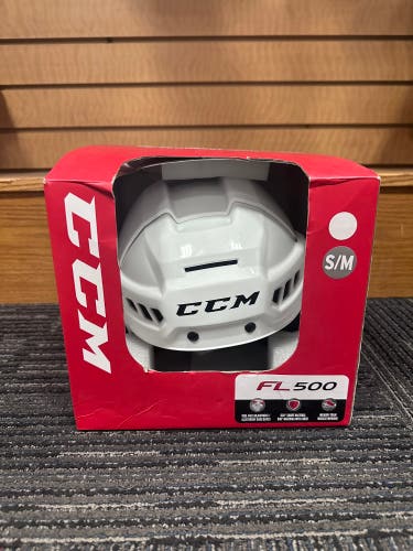 CCM  FL500 Helmet White S/M