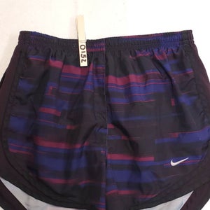 Nike Dri-Fit Athletic Drawstring Shorts Womens Size Small S Black Purple