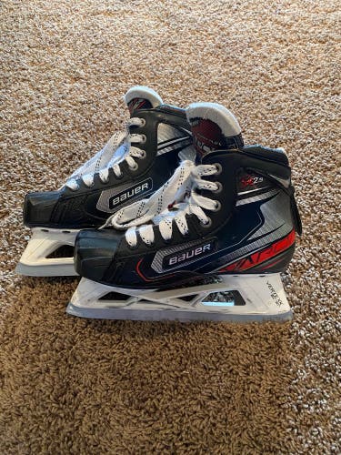 Used Bauer Regular Width Size 4 Vapor X2.9 Hockey Goalie Skates