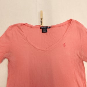 Ralph Lauren Sport Short Sleeve Active T Shirt Womens Size Medium M Pink