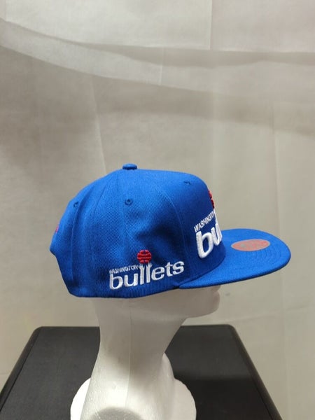 NWS Washington Bullets XL Wordmark Mitchell & Ness Snapback Hat NBA |  SidelineSwap