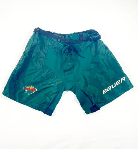 Large Bauer Pro NHL Pro Stock Pant Shell - Minnesota Wild