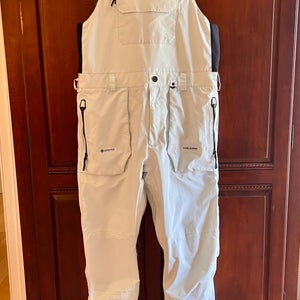 Blue Men's Adult Used XL Volcom Rain Gore-Tex Bib Overall Pants