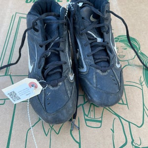 Black Used Youth Men's 4.0 (W 5.0) Molded Nike Footwear