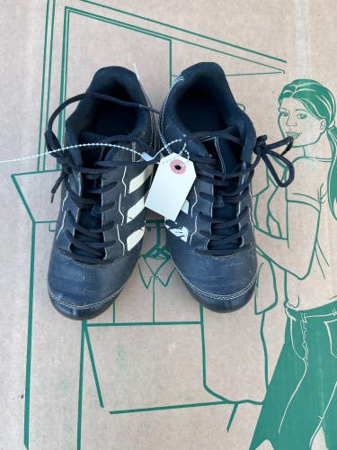 Black Used Youth Men's 3.0 (W 4.0) Molded Adidas Footwear