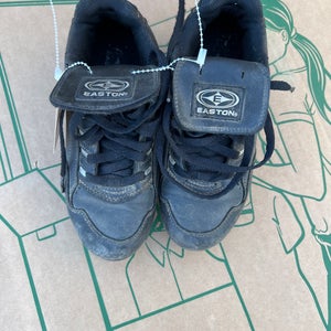 Black Youth Used Molded Easton Cleats (Size: 2)