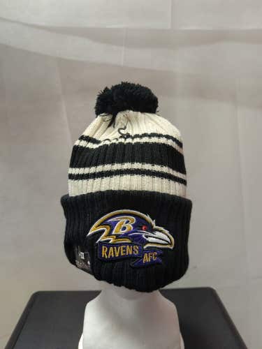 NWT 2022 Sideline Baltimore Ravens New Era Winter Hat NFL