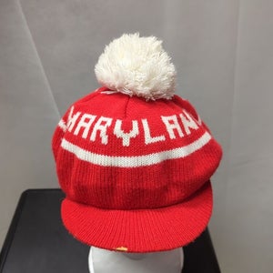 Vintage Maryland Terrapins Winter Pom-Pom Hat NCAA
