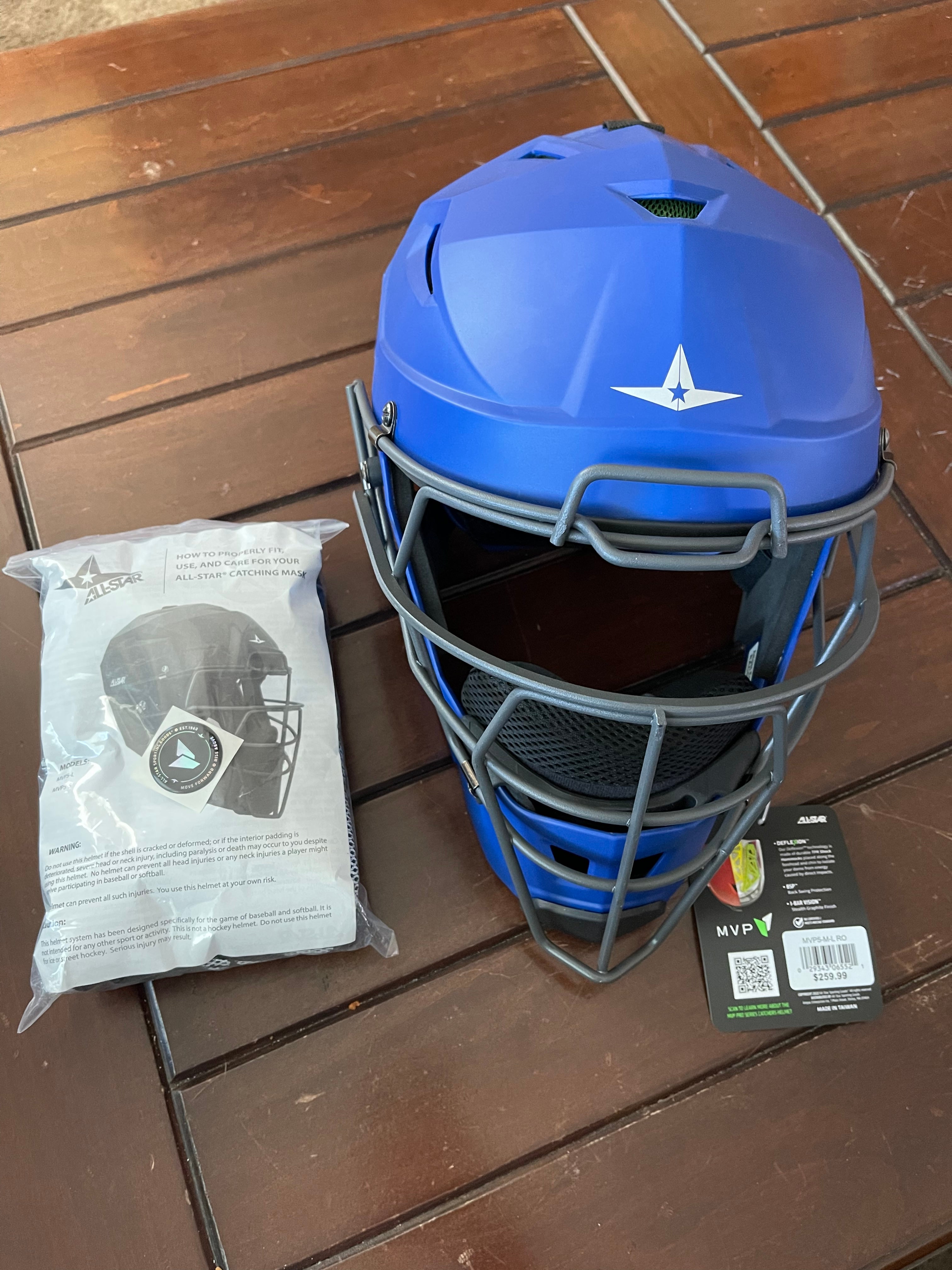 All-Star Player's Series Adult Baseball/Softball Catcher's Helmet 