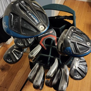 Used Men's Callaway Right Handed Rogue X Clubs (Full Set) Regular Flex 15 Pieces