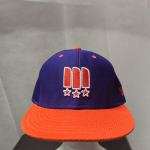 Rare Major DCxNew Era 59fifty 7 1/4 Purple/Orange Georgetown