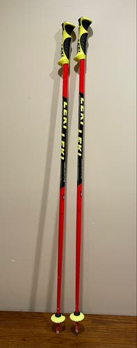 Used 42in (105cm) Leki Racing World Cup Lite SL Ski Poles