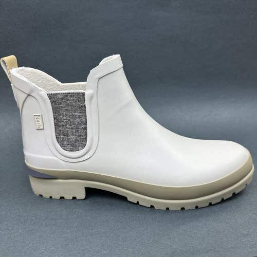 Keds Womens Rowan Heather Putty Grey Chelsea Rain Boots Shoes 61458 Size 11