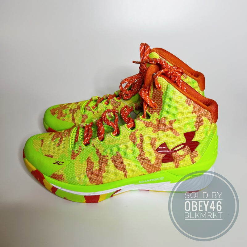 Under Armour Curry 1 Retro Sour Patch Kids x 3026196-300 Basketball Shoe
