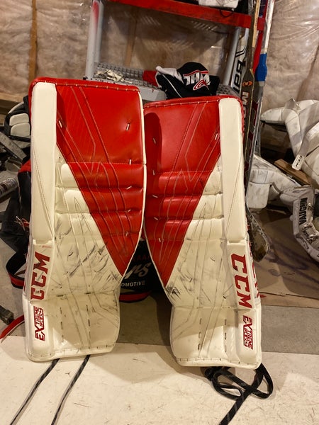 34" CCM Pro Stock Eflex4 Goalie Leg Pads