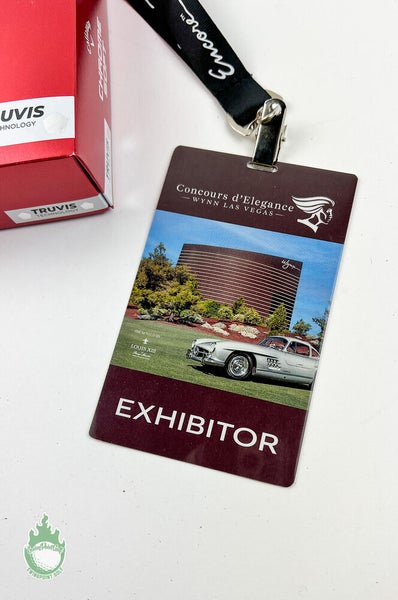 New 1 Dozen Concours d'Elegance 2022 Lanyard & Callaway Chrome Soft Golf Balls