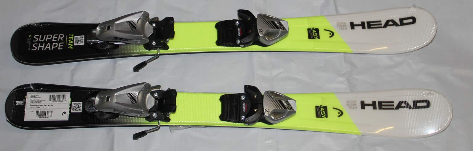 NEW 2023  season ski 87cm HEAD Supershape team Easy kids skis 87cm +  adjustable bindings SX4.5