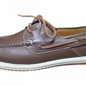 NEW Peter Millar Dark Brown Boat Shoes Men's Size 9
