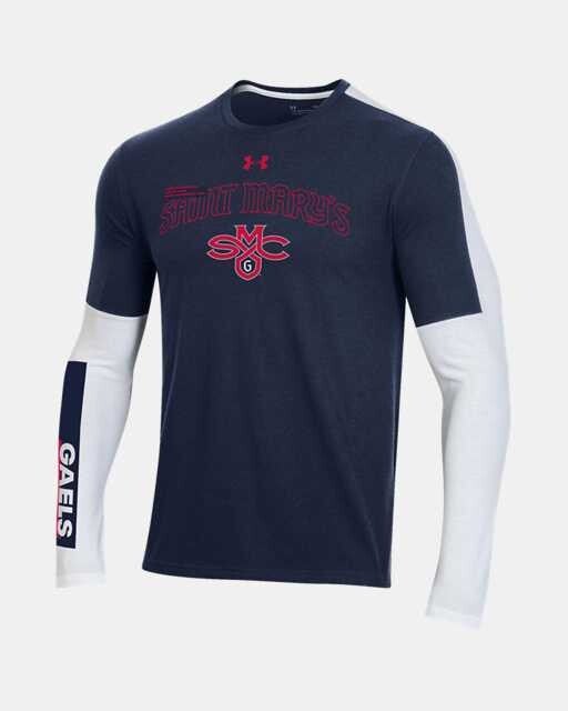 Cleveland Indians Long Sleeve T-shirt Men’s L Navy Blue Genuine Merchandise  NWT