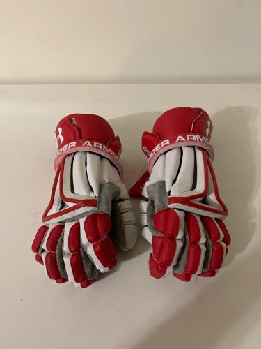 Used Under Armour 13" BioFit Lacrosse Gloves