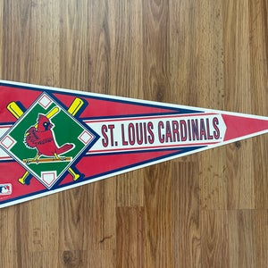St. Louis Cardinals MLB BASEBALL SUPER VINTAGE 1980s Collectible Felt Pennant!