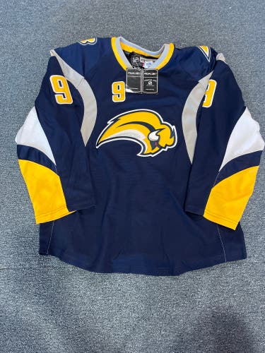 New Reebok MiC Buffalo Sabres Center Ice Collection Jersey Ott Size 50