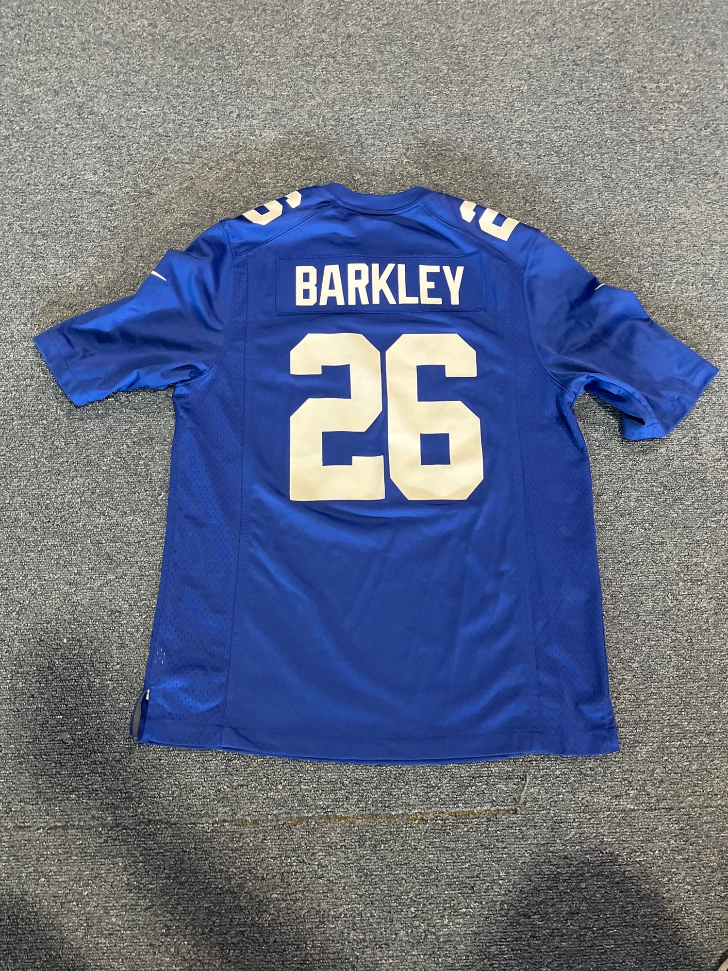  Saquon Barkley New York Giants #26 Blue Youth Player