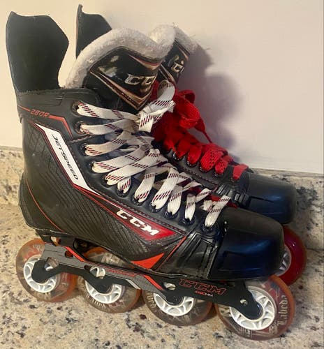 Used CCM Jetspeed 280R Inline / Roller Hockey Skates Regular Width Size 8.5D