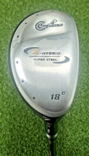 Confidence Golf Z Hyper Steel 2 Hybrid 18*  / RH / Ladies Graphite ~42" / jd0957