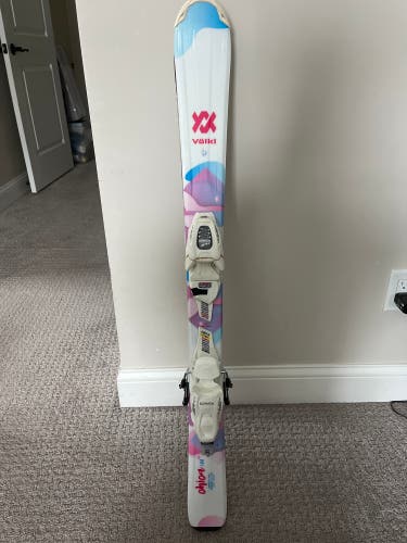 Volkl Chica Skis 100 cm With Marker 4.5 Bindings