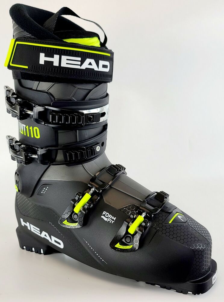 NEW 725 Men s Head Edge LYT 110 Ski Boots Black Yellow Sizes 12