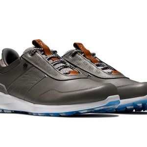 FootJoy Stratos Men's Leather Golf Shoes 50042 Gray 11.5 Medium (D) New #86086
