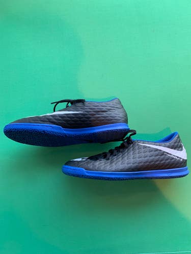Used Black Nike Hypervenom X Indoor Soccer Cleats - M 10.5 (W 11.5)