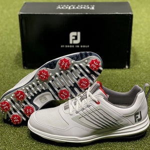 FootJoy Men's FJ Fury Golf Shoes 51100 White 8.5 Medium (D) New in Box #76687