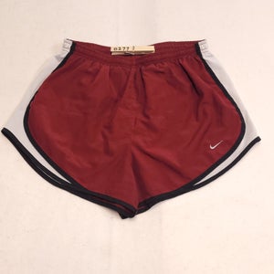 Nike Dri-Fit Athletic Pull On Shorts Womens Size Small S Red White Black