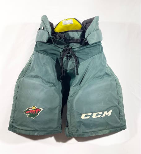 Large CCM HPTK NHL Pro Stock Pants - Minnesota Wild
