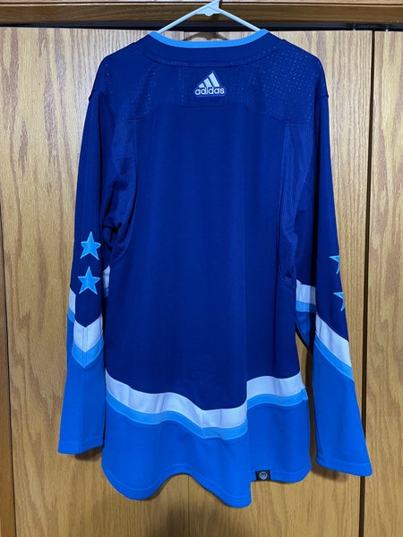 JACK HUGHES 2022 ALL STAR GAME WHITE AUTHENTIC ADIDAS JERSEY NEW