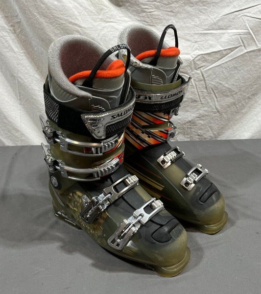 Salomon X 10 Flex 110 Alpine Ski Boots CustomFit Pro Liners 28 US 10 | SidelineSwap
