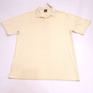 Nike Golf Casual Short Sleeve Polo Shirt Adult Mens Size Extra Large XL Yellow