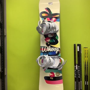 Used Firefly Whoop 130 Cm Girls' Snowboard Combo