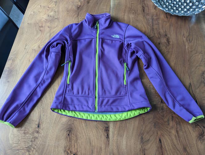 Women's The North Face Softshell Jacket Purple Size Small