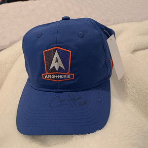 Casey Powell Signed HOF Archers Hat
